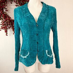 Y2K Fantazia crinkle Shacket size medium NWT size med